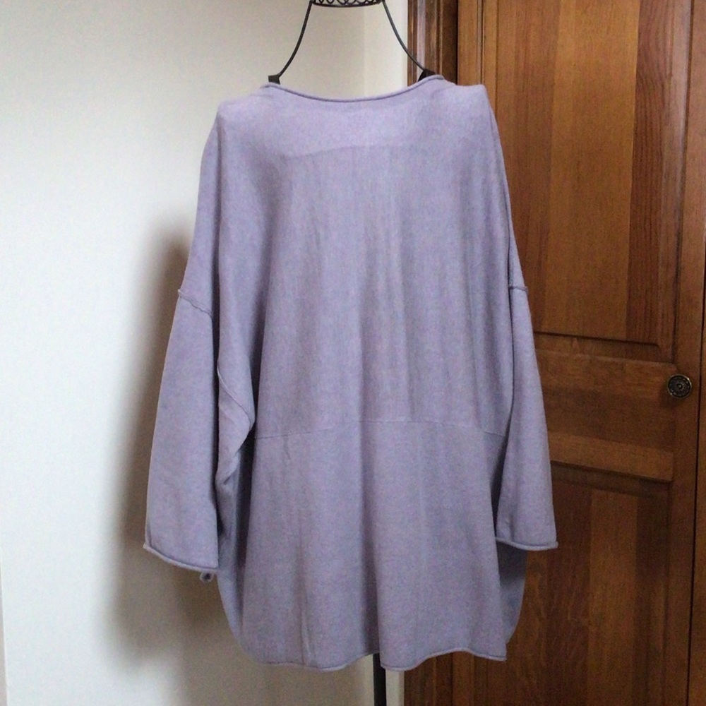 Pure Jill Cotton With Cashmere oversized Cardigan - Picture 3 of 4